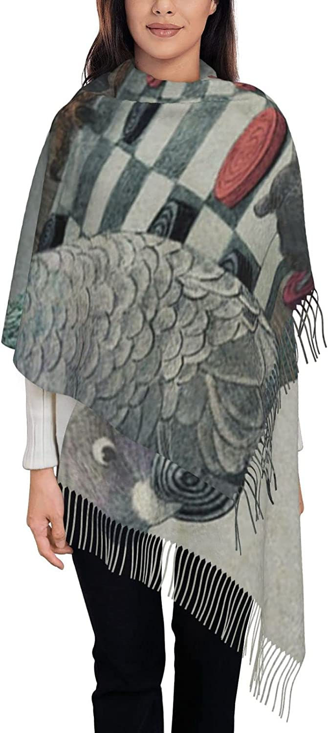 Thumbnail: Womens Scarf Pashmina Shawls Wraps Winter Warm Soft Cashmere Feel Scarves Gifts