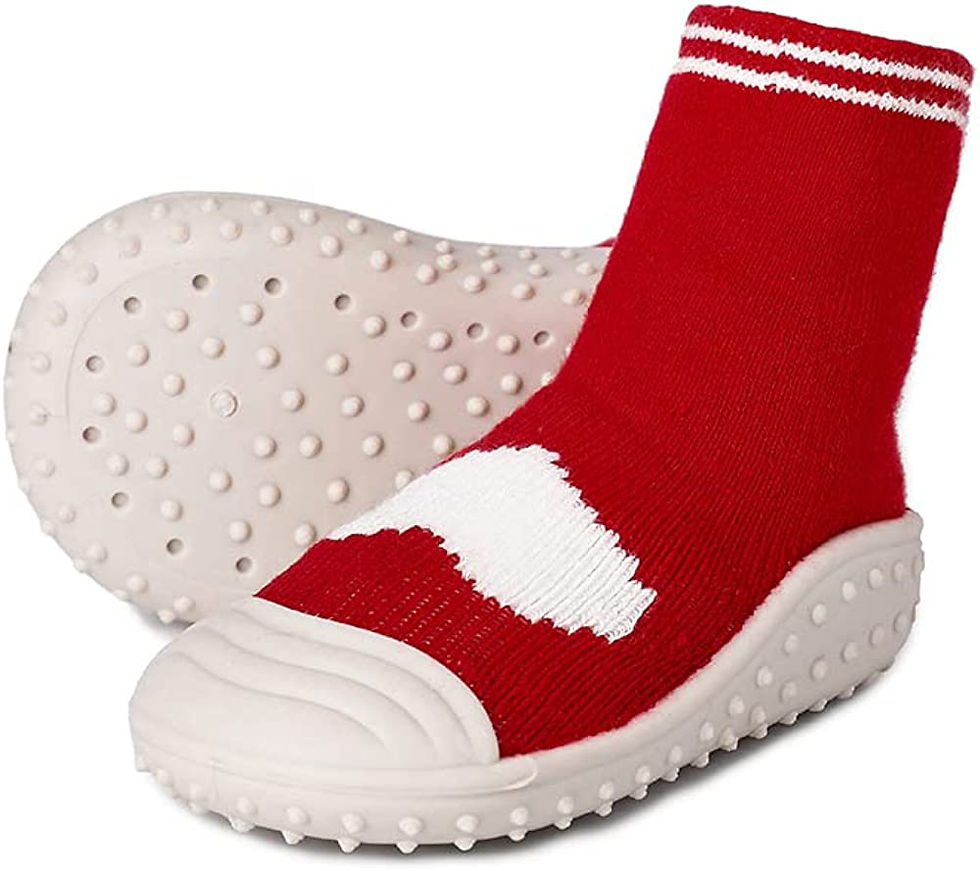 Thumbnail: HOWELL Baby Toddler Sock Shoes Infant First Walking Shoes Indoor Anti-Slip Slip