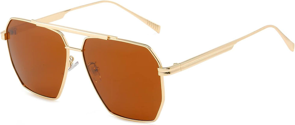 Thumbnail: BUTABY Retro Sunglasses for Women Men Vintage Oversized Square Sun Glasses Clas