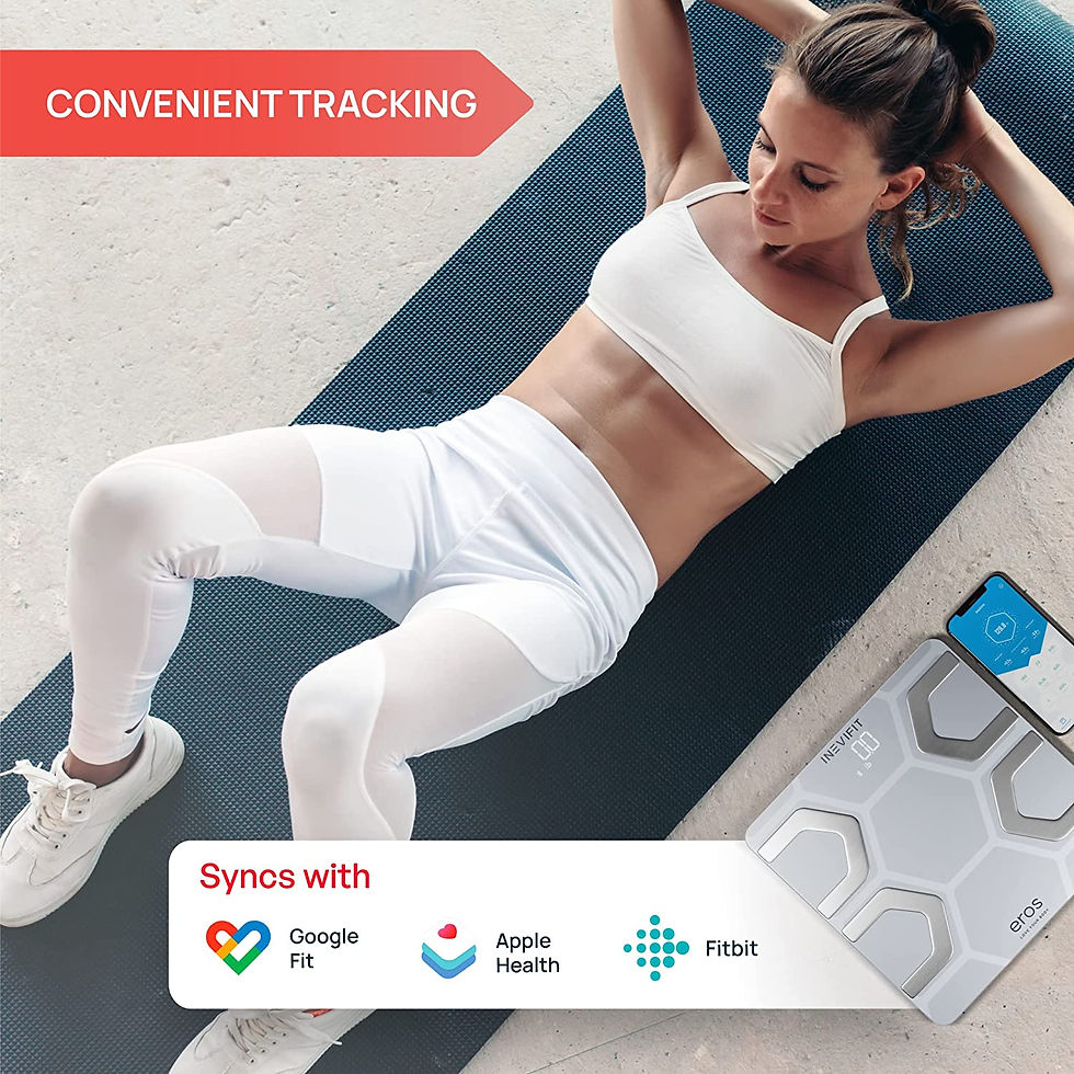 Thumbnail: INEVIFIT EROS Bluetooth Body Fat Scale Smart BMI Highly Accurate Digital Bathro