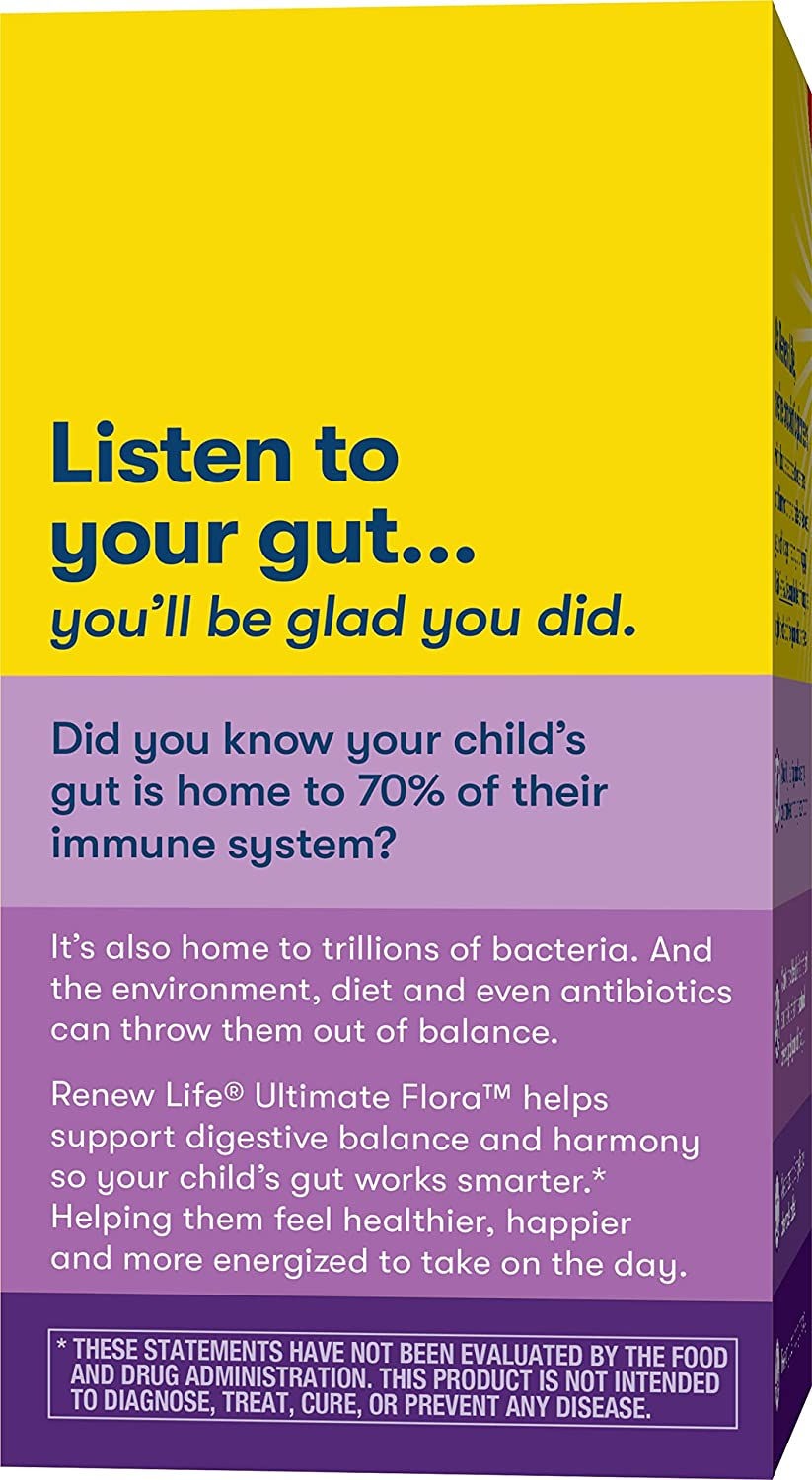 Thumbnail: Renew Life Kids Probiotic Gummies, Supports Digestive & Immune Health, Soy, Dai
