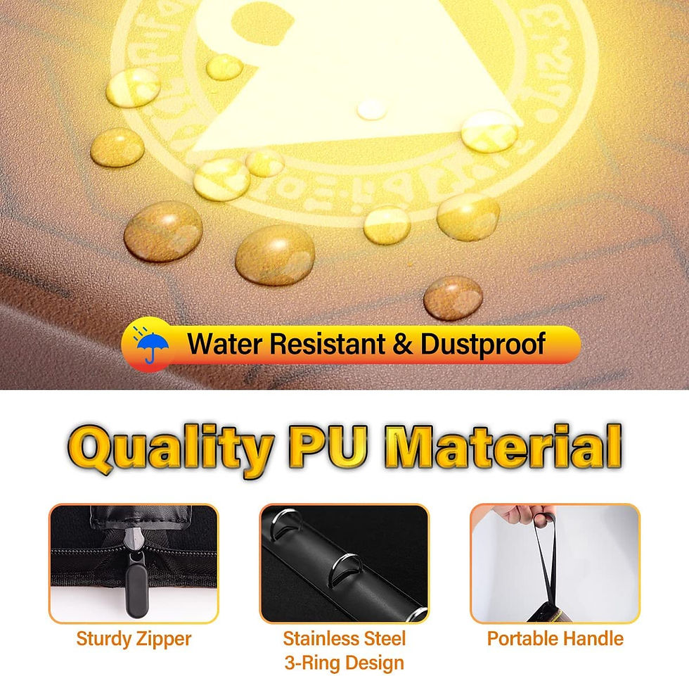 Thumbnail: JoyHood Trading Card Binder for YuGiOh Cards, TCG Card Folder Album Books Case 