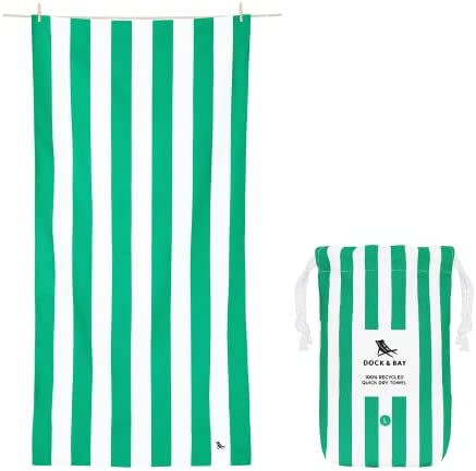 Thumbnail: Dock & Bay Beach Towel - Quick Dry, Sand Free - Compact, Lightweight - 100% Rec