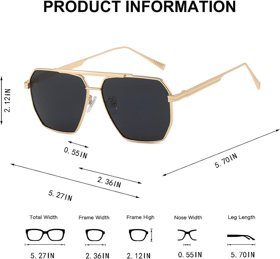 Thumbnail: BUTABY Retro Sunglasses for Women Men Vintage Oversized Square Sun Glasses Clas