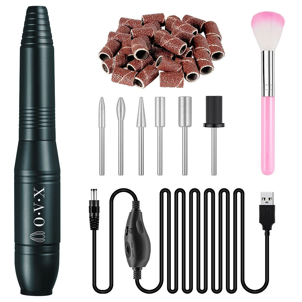 Thumbnail: 20000RPM USB PortaPortable Electric Nail Drill, Professional 20000 RPM USB Nail