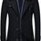 Thumbnail: INVACHI Men's Wool Blend Pea Coat Warm Winter Coat Business Dress Coats With Sc