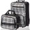Thumbnail: Rockland Fashion Softside Upright Luggage Set, Black Dot, 2-Piece (14/19)