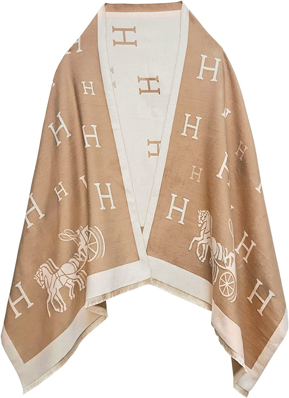 Thumbnail: EXTREE Scarfs for Women Pashmina Silky Shawl Wrap for Evening Dressing Horse Sc