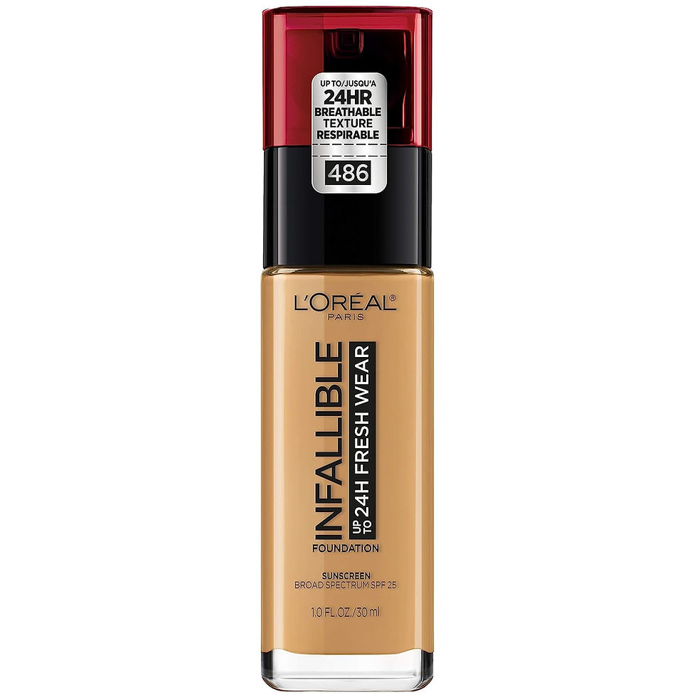 Thumbnail: L'Oreal Paris Makeup Infallible Up to 24 Hour Fresh Wear Foundation, Ivory, 1 f