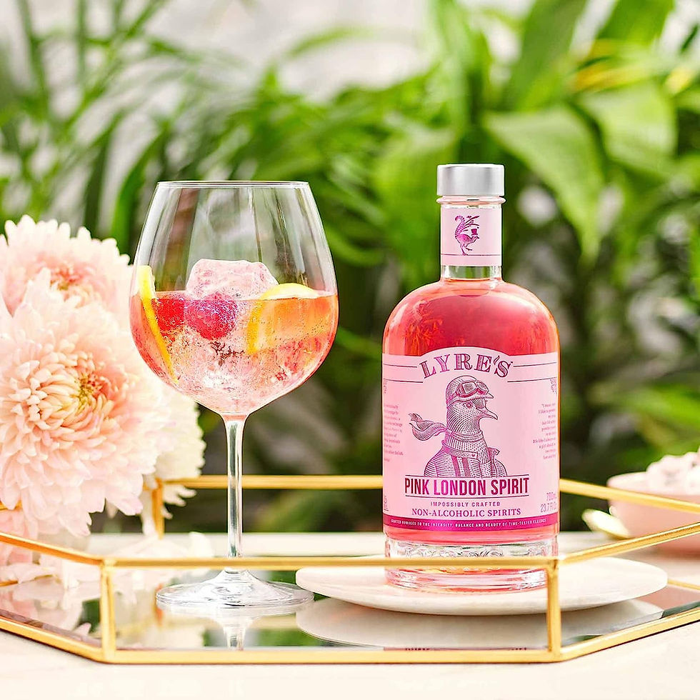 Thumbnail: Lyre's Pink London Non-Alcoholic Spirit - Pink Gin Style | 23.7oz X 1 | Enjoy T