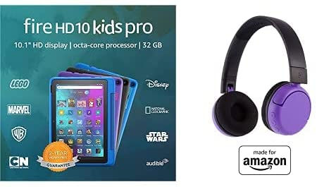 Thumbnail: Fire HD 10 Kids Pro tablet, 10.1", 1080p Full HD, ages 6–12, 32 GB, Doodle