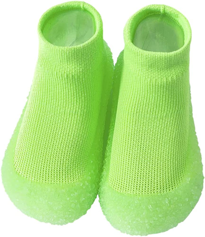 Thumbnail: HOVELL Baby Kid Non-slip Rubber Sole Socks Shoes Indoor House Floor Bootie Slip