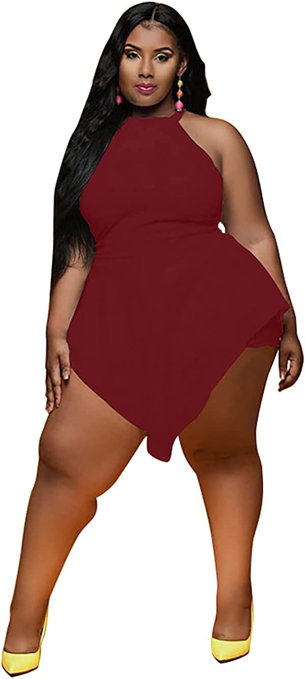 Thumbnail: HOTGIRL Womens Plus Size Jumpsuits Rompers Casual Outfit Shorts Skirts for Club