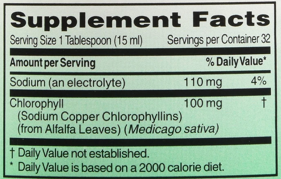 Thumbnail: World Organics Chlorophyll Supplement, 100 mg, 16 Ounce, 16 Fl Oz (Pack of 1)
