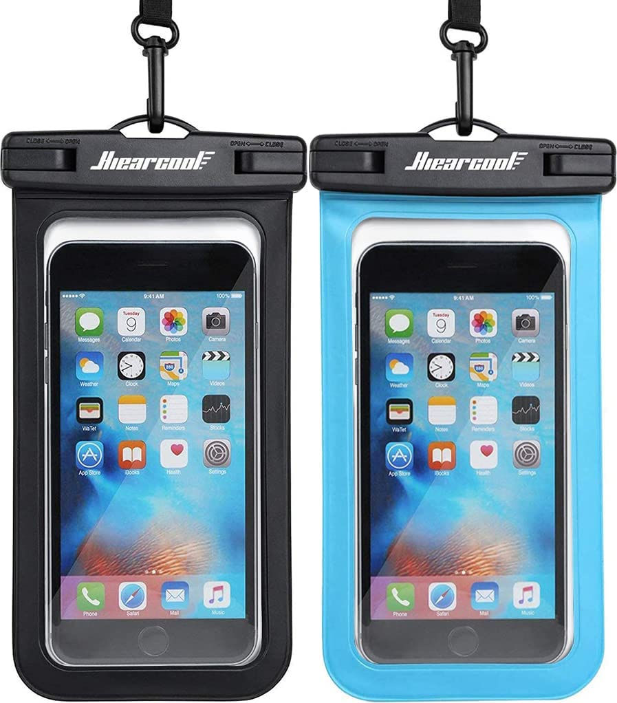 Thumbnail: Hiearcool Universal Waterproof Phone Pouch, Waterproof Phone Case Compatible fo