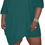 Thumbnail: Plus Size Women 2 Piece Outfits Tracksuits Short Sleeve Slant Tops Bodycon Shor