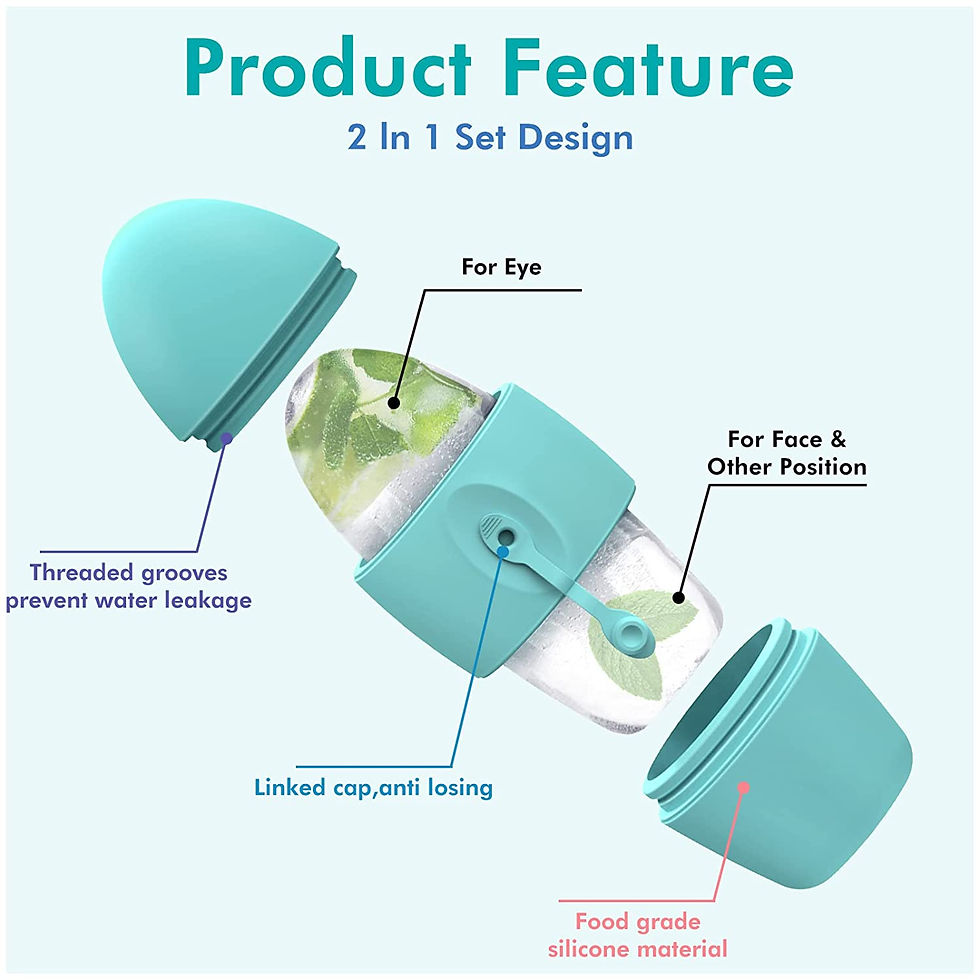 Thumbnail: Ice Roller for Face and Eye,Facial Skin Care Tool Face Roller Massager - Reduce
