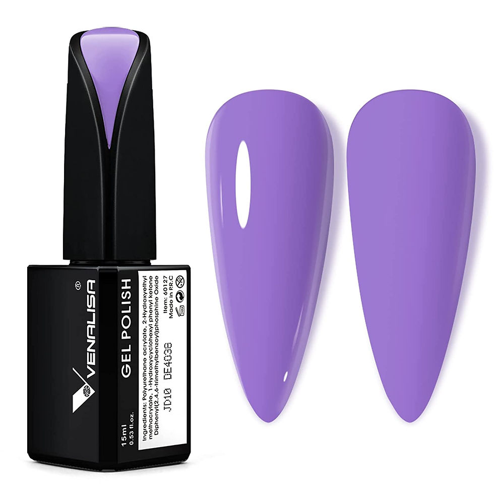 Thumbnail: VENALISA 15ml Gel Nail Polish, Violet Purple Color Soak Off UV LED Nail Gel Pol