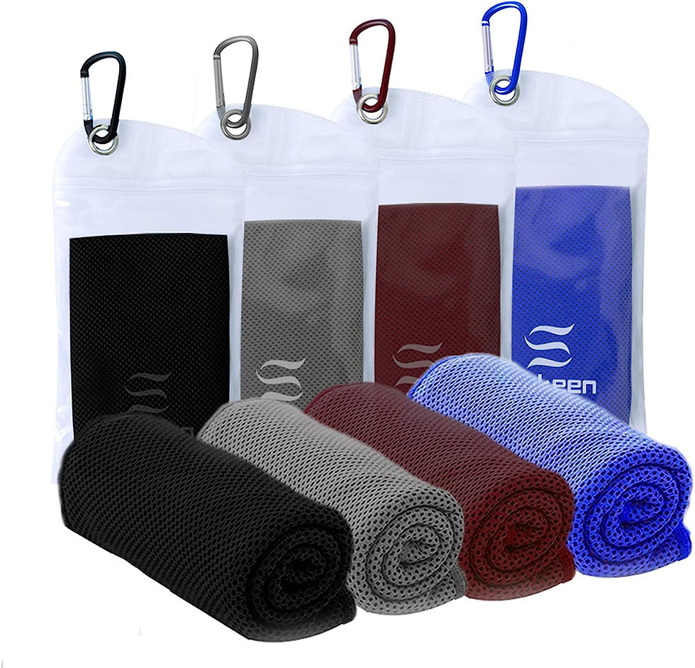 Thumbnail: Sukeen [4 Pack] Cooling Towel (40"x12"),Ice Towel,Soft Breathable Chilly Towel,