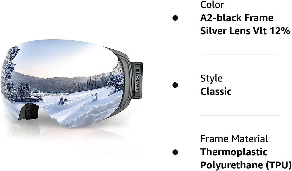 Thumbnail: findway Ski Goggles OTG for Women Men Adult Youth-Over Glasses Snow Goggles-Int
