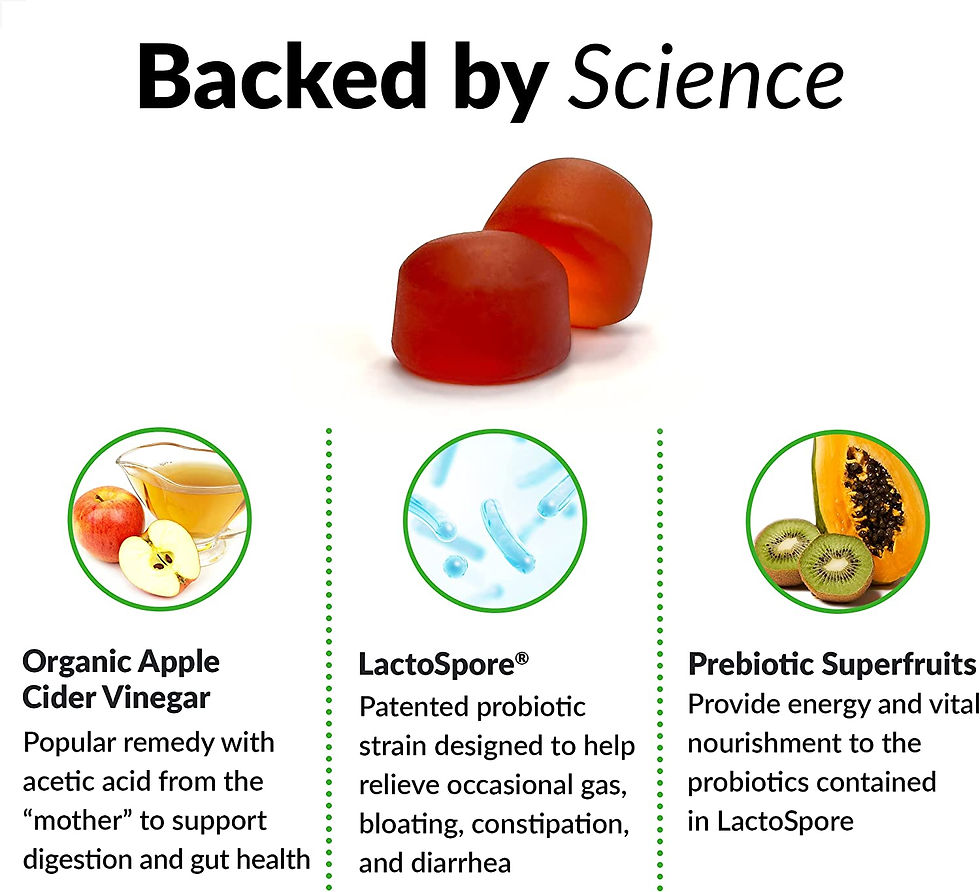 Thumbnail: ProbioSlim Apple Cider Vinegar Gummies with Organic Apple Cider Vinegar and Lac