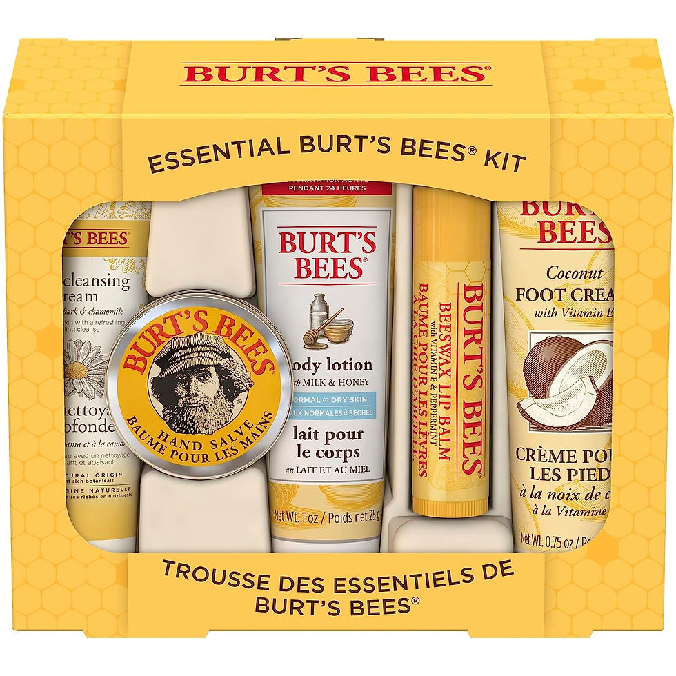Thumbnail: Burt's Bees Gifts, 4 Products for Men, Grooming Essentials Kit - Cooling Face W