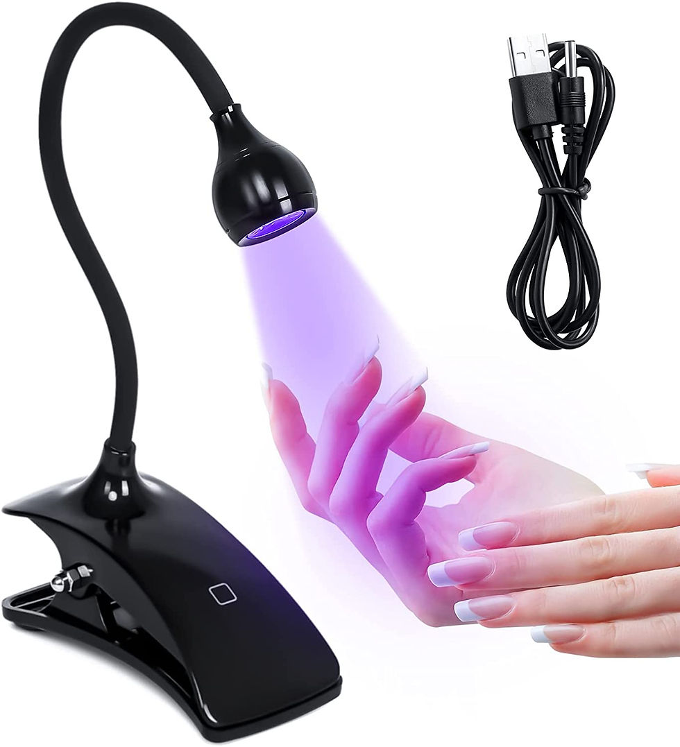 Thumbnail: mlogiroa LED Nail Dryer for Gel Nails, 3W Gel Nail Lamp, Mini Led Nail Polish L