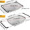 Thumbnail: Over The Sink Stainless Steel Oval Colander with Expandable Rubber Grip Handles