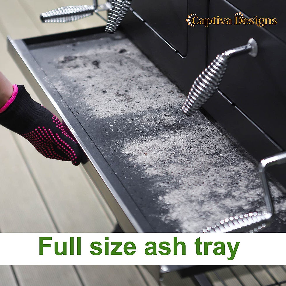 Thumbnail: Captiva Designs Extra Large Charcoal BBQ Grill with Oversize Cooking Area(794 s