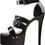 Thumbnail: VERISSON Women's Open Toe Sandals Buckle Strap Platform Ankle Sandals