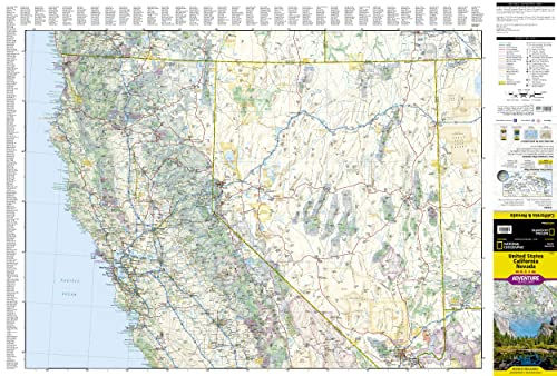 Thumbnail: United States, California and Nevada Map (National Geographic Adventure Map, 31