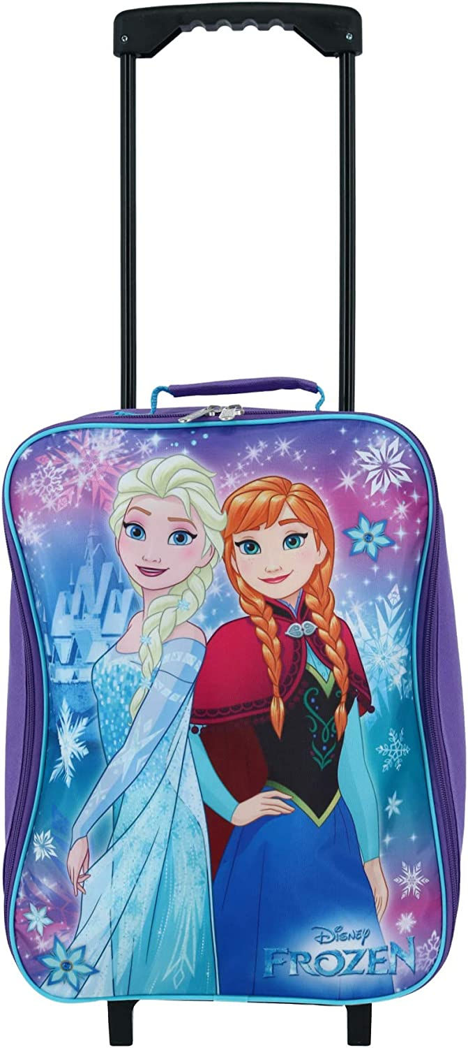Thumbnail: Frozen Elsa & Anna 15" Collapsible Wheeled Pilot Case - Rolling Luggage