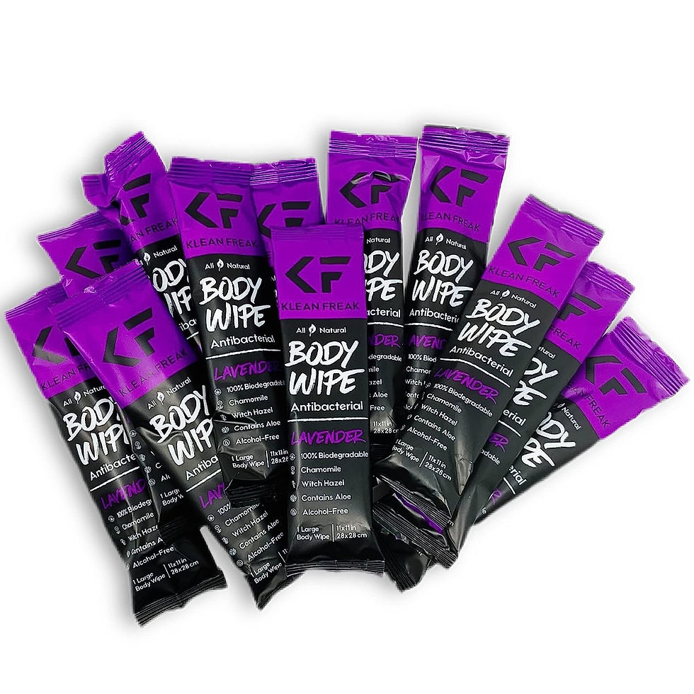 Thumbnail: KLEAN FREAK Body 12-Count Wipes - Original Disposable Wipes, Individually Wrapp