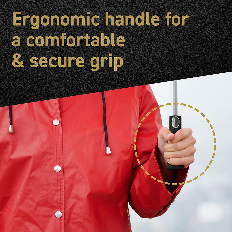 Thumbnail: EEZ-Y Golf Umbrella Large 58 Inch Double Canopy Strong Windproof Heavy Duty & O