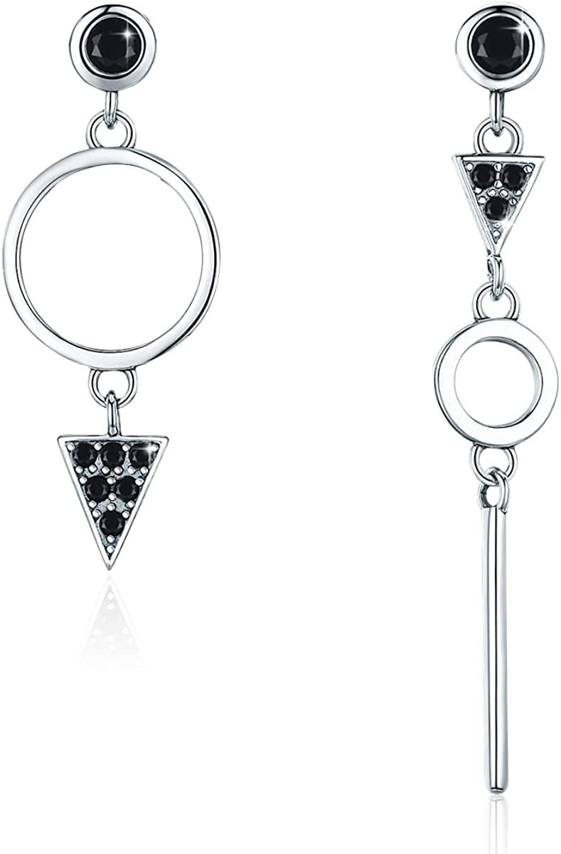 Thumbnail: SIMPLGIRL Birthstone Earrings for Women Girls 925 Sterling Silver Birthstone He