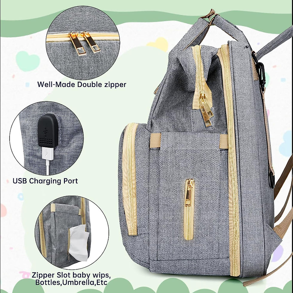 Thumbnail: Xexxvre Baby Diaper Bag Backpack, Baby Bags for Boys Girls, Diaper Backpack Bag