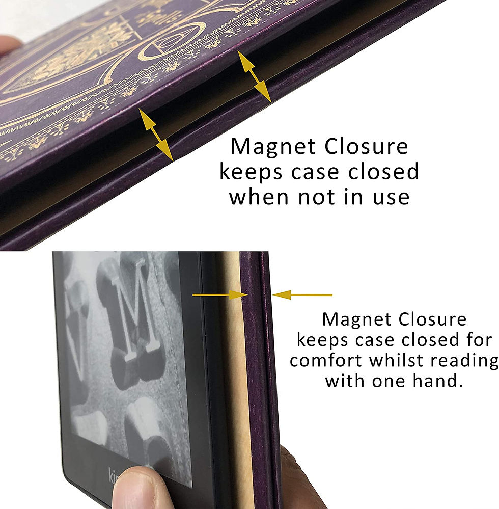 Thumbnail: KleverCase Book Style Universal Cover Case for Kindle Paperwhite and Kindle eRe