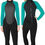 Thumbnail: REALON Wetsuit Men 5/4mm Neoprene Full Body Thermal Scuba Diving Suits, 3/2mm W