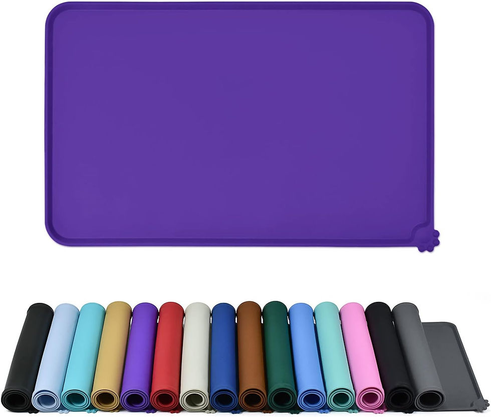 Thumbnail: Reopet Silicone Dog Cat Bowl Mat Non-Stick Food Pad Water Cushion Waterproof - 