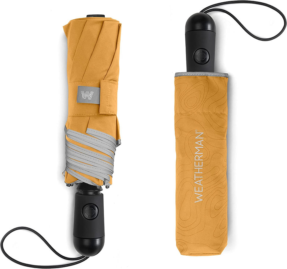 Thumbnail: Weatherman Travel Umbrella - Windproof Compact Umbrella - Windproof Umbrella Re