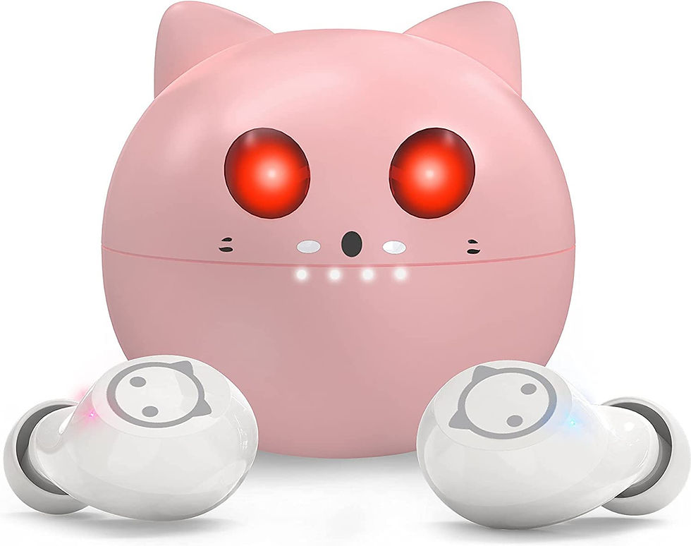 Thumbnail: AMAFACE Kids Wireless Earbuds Cute Panda Bluetooth Earbuds with mic Charging Ca