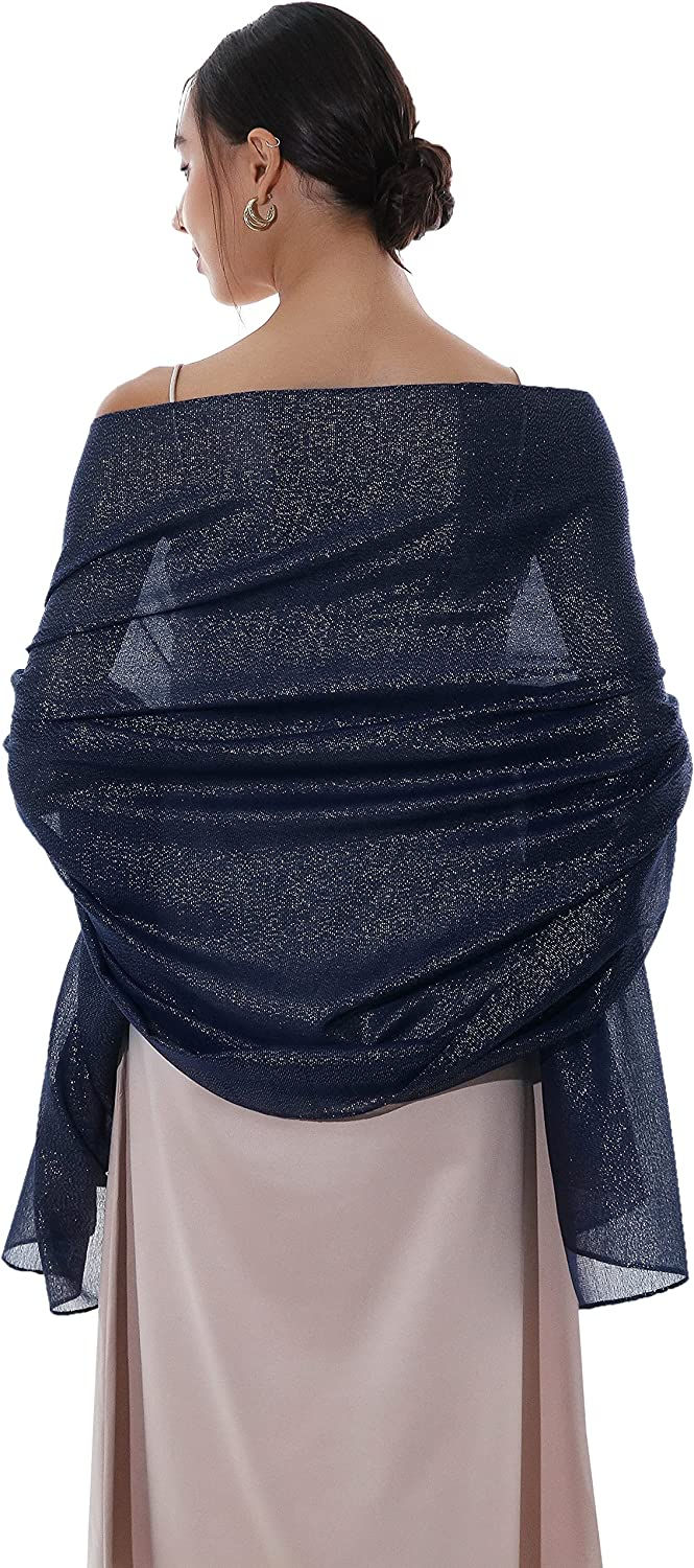 Thumbnail: RIIQIICHY Womens Scarf Shawls and Wraps for Evening dresses Pashmina Formal Sha