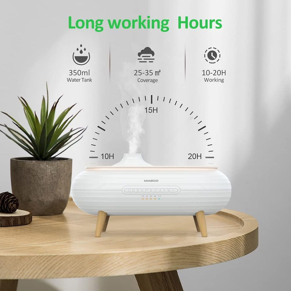 Thumbnail: Diffusers for Essential Oils Large Room, 6×10ml Aromatherapy Oils, 350ml Ultra