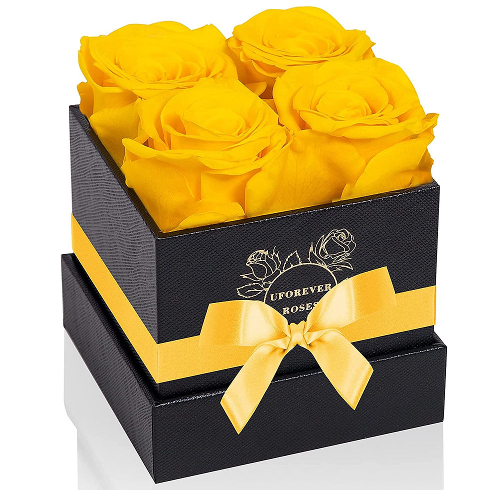 Thumbnail: UFOREVER ROSES Preserved Roses in a Box Mothers Day Valentines Day Gifts for He
