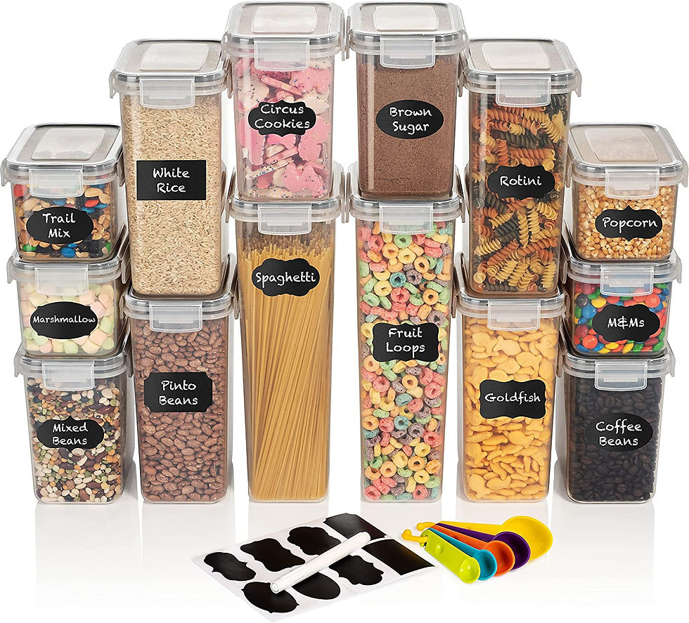 Thumbnail: ClearSpace Airtight Food Storage Containers – 24 Pack BPA Free Kitchen Organi
