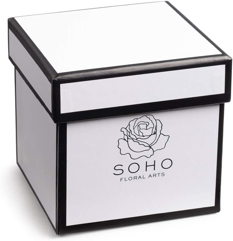 Thumbnail: Soho Floral Arts | Roses in A Box | Genuine Roses that Last for Years (White Sq