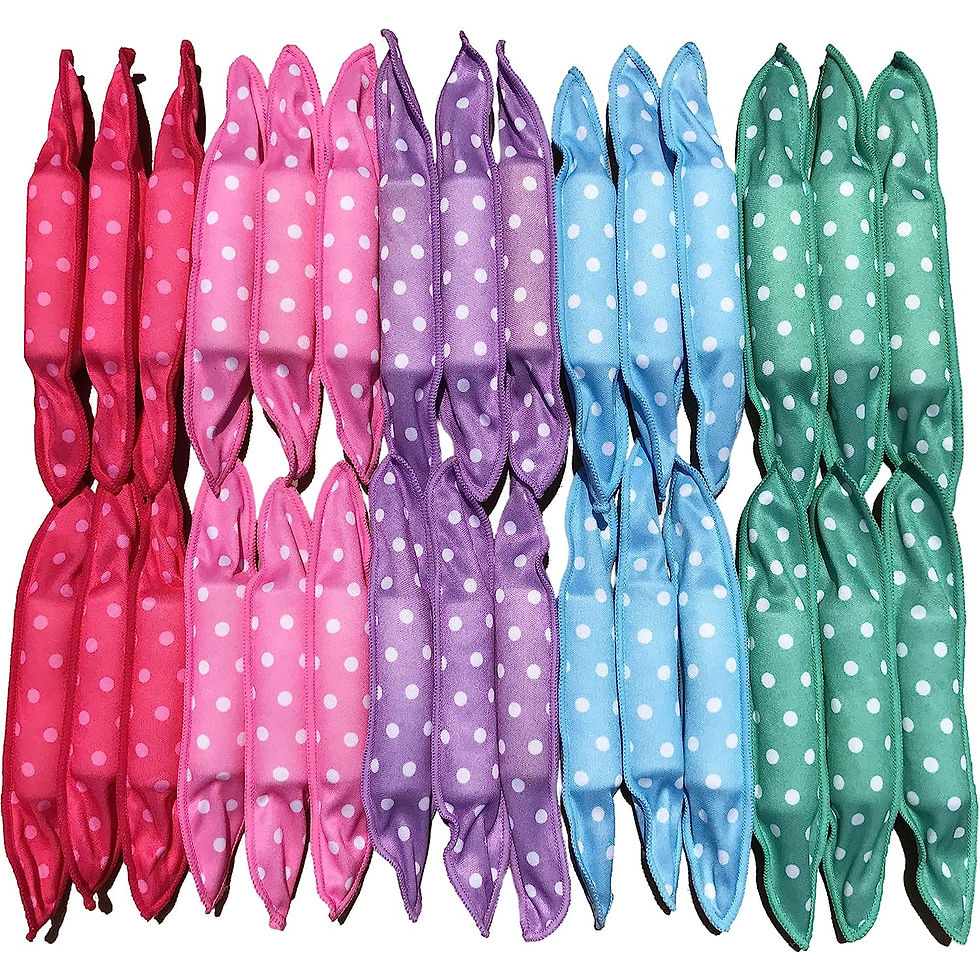 Thumbnail: 40 pieces soft sleep hair rollers pillow sponge rollers stain no heat foam hair