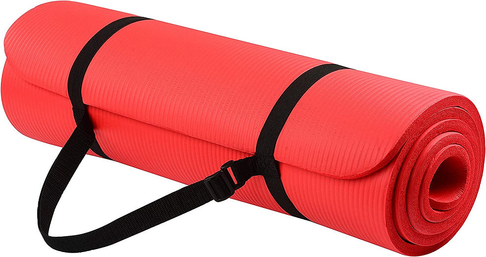 Thumbnail: BalanceFrom All Purpose 1/2-Inch Extra Thick High Density Anti-Tear Exercise Yo