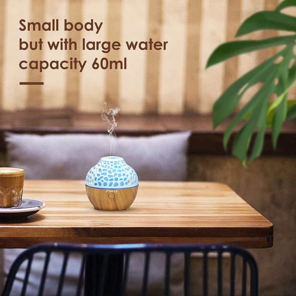 Thumbnail: Pinci Essential Oil Diffuser,Portable Mini Aromatherapy Diffusers,60ml Cool Mis