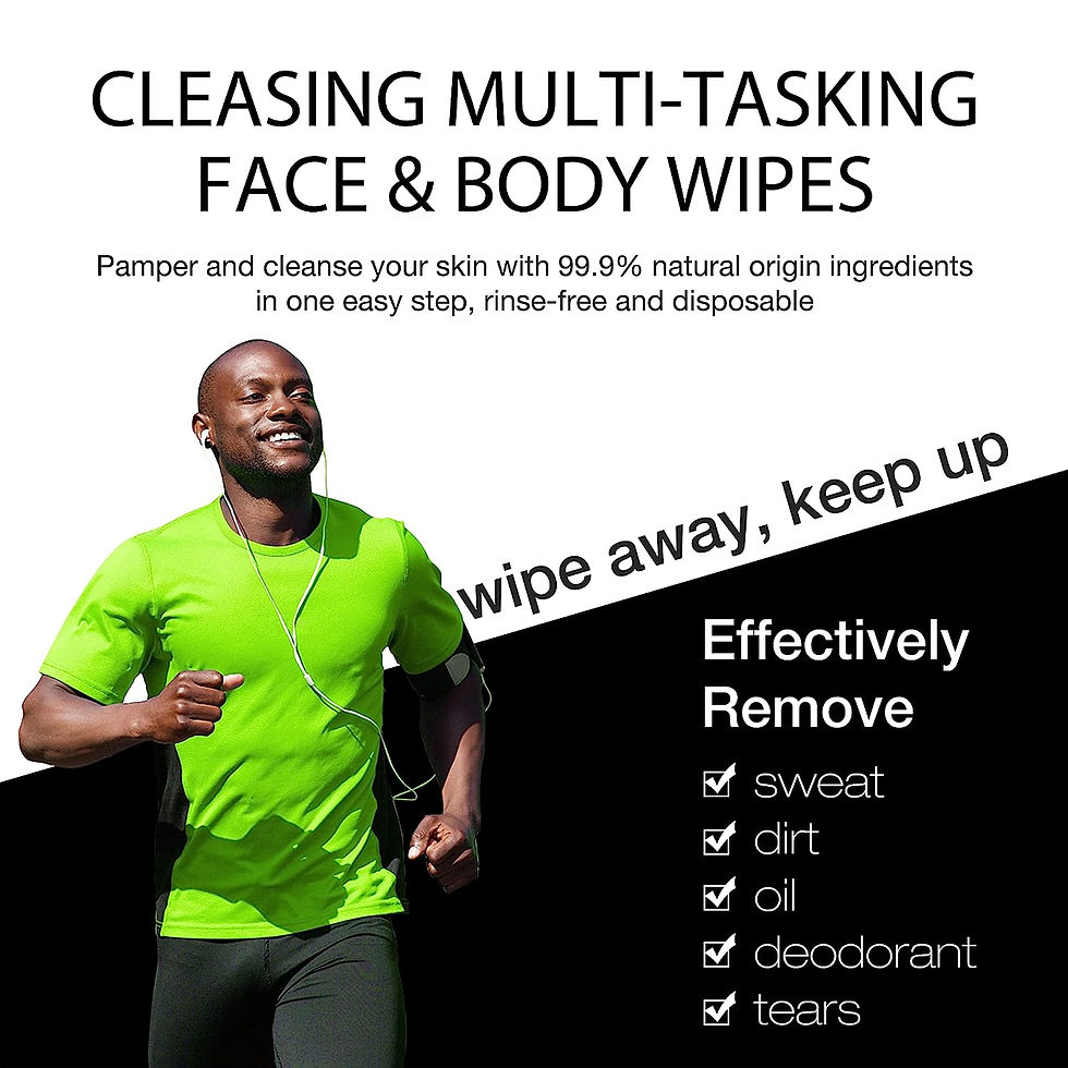 Thumbnail: Rainbow Pana Face and Body Wipes - 50 Count Individual Wrapped Wipes,